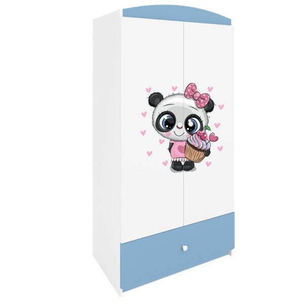 Kocot kids Dětská šatní skříň BABYDREAMS Panda modrá