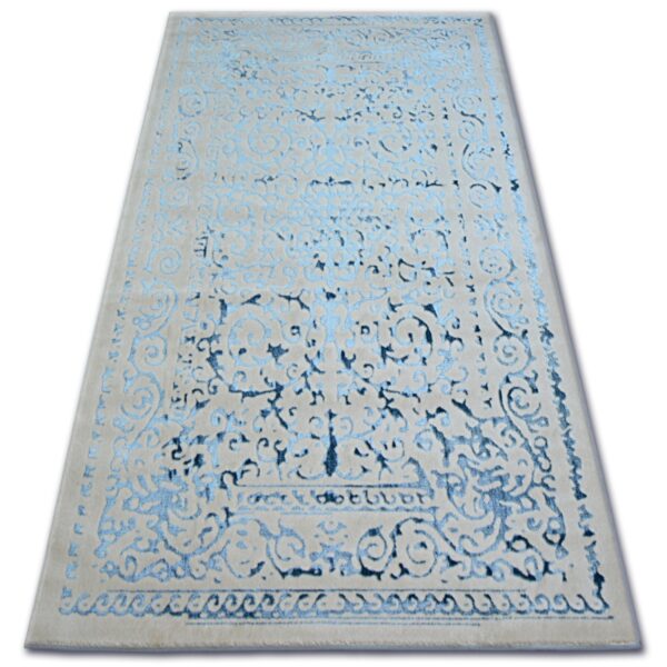 Dywany Lusczow Kusový koberec MANYAS Zeggy sivo-modrý
