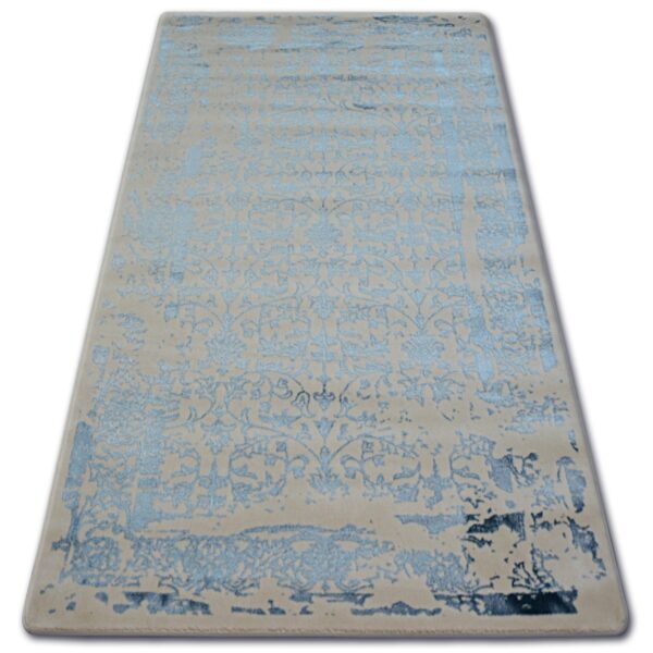 Dywany Lusczow Kusový koberec MANYAS Vadia krémovo-modrý