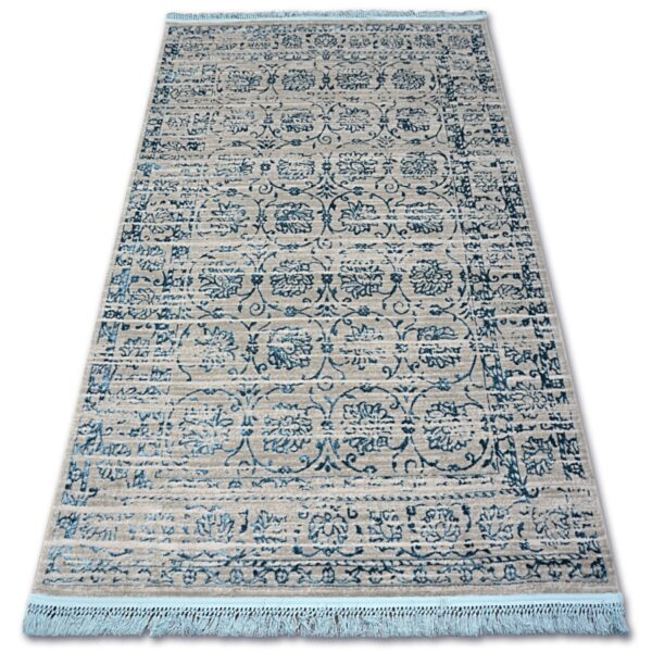 Dywany Lusczow Kusový koberec MANYAS Zhera sivomodrý