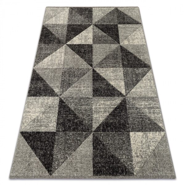 Dywany Lusczow Kusový koberec FEEL Triangle sivý
