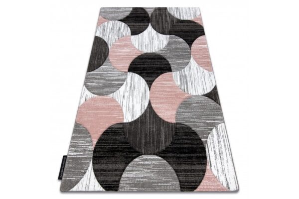 Dywany Lusczow Kusový koberec ALTER Geo mušle ružový