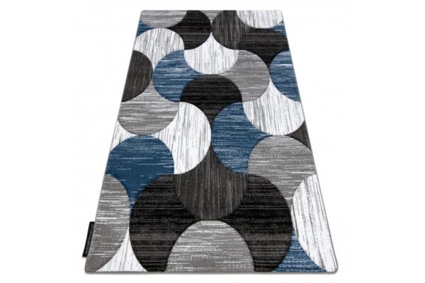Dywany Lusczow Kusový koberec ALTER Geo mušľa modrý