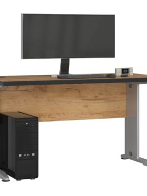 Ak furniture Volně stojící počítačový stůl BM-135 dub craft zlatý