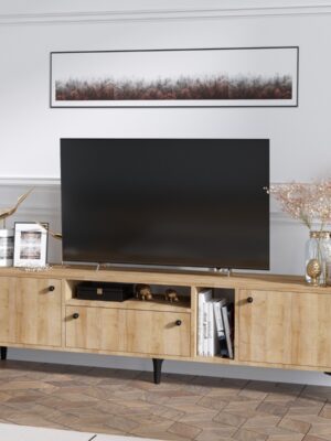 Hanah Home TV stolík Penny 180 cm dub