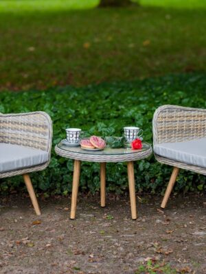 Bello Giardino Sada zahradního nábytku Belicco šedo-béžová