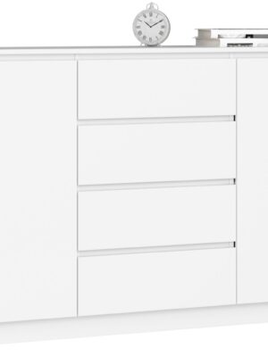 Ak furniture Komoda Kryštof 140 cm bílá