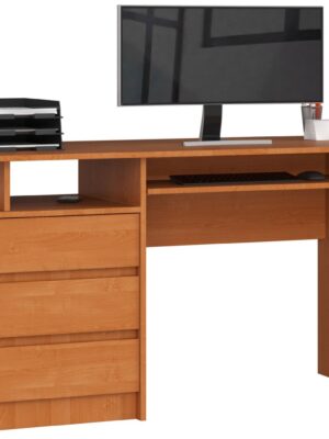 Ak furniture Volně stojící psací stůl CLP 135 cm olše