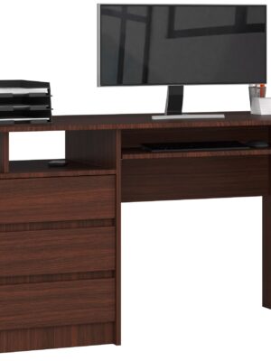 Ak furniture Volně stojící psací stůl CLP 135 cm wenge