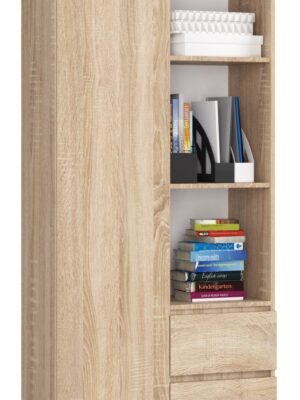 Ak furniture Skriňa Rexa 80 cm dub sonoma