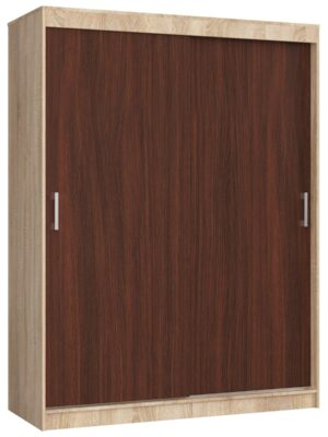 Ak furniture Šatní skříň CLP Mono 150 cm dub sonoma/wenge