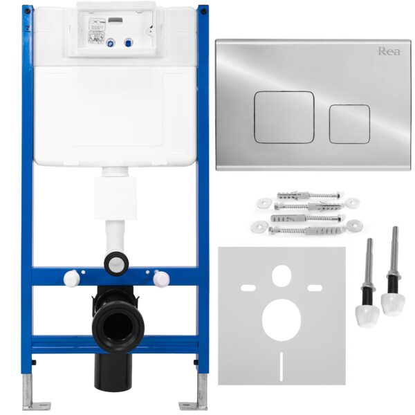 Podomítková sada WC REA F chrom