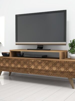 Kalune Design TV stolek CITY 140 cm ořech