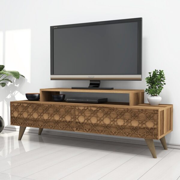 Kalune Design TV stolek CITY 140 cm ořech