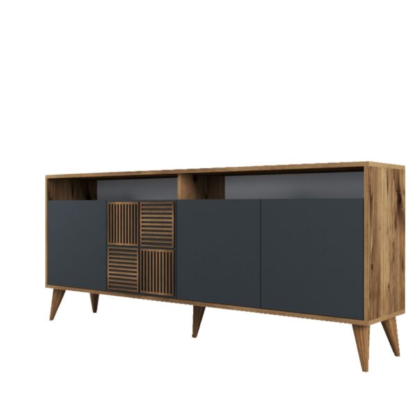 Kalune Design Komoda Milan dub wotan/antracit