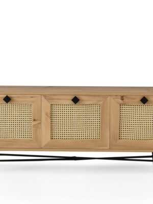 Kalune Design TV stolek ALCAZAR 140 cm dub/černý