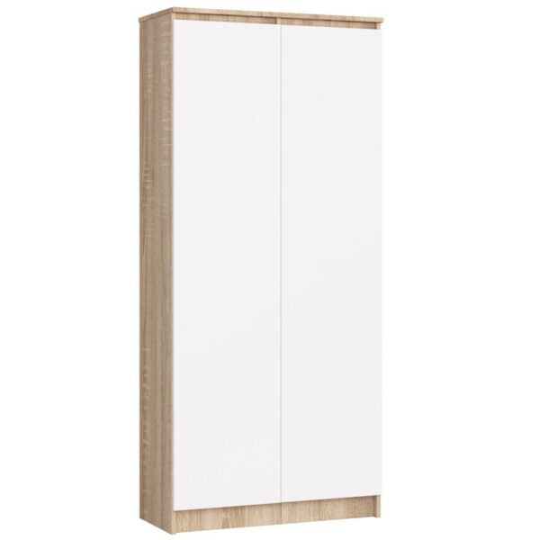 Ak furniture Skriňa Rexa III 80 cm dub sonoma/biela