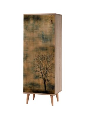 Kalune Design Botník FILINTA Tree 50x135 cm dub sonoma