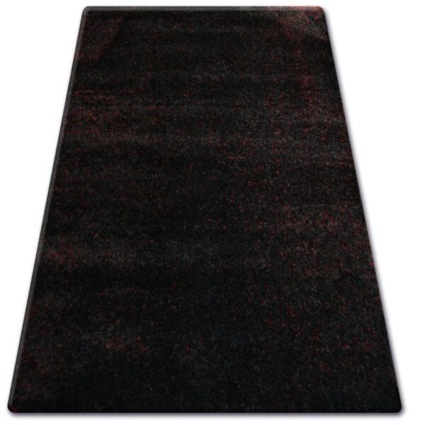 Dywany Lusczow Kusový koberec SHAGGY NARIN čierno-červený