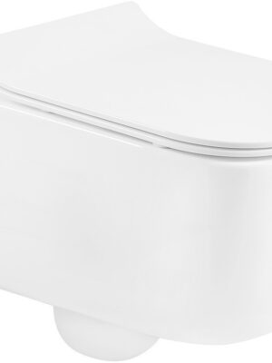 Závěsný WC set MEXEN STELLA 35 cm s prkénkem SLIM GRED bílý