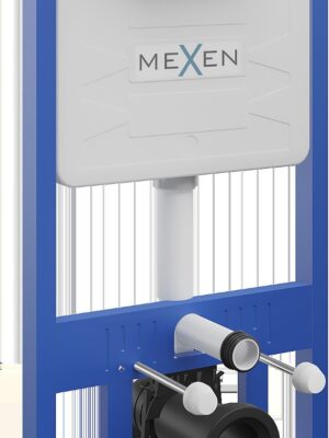 Podomietkový WC rám MEXEN FENIX SLIM 8 cm modrý