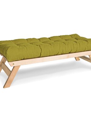 MarLiving Lavice BREEZIO 02 140 cm z masivu/zelená