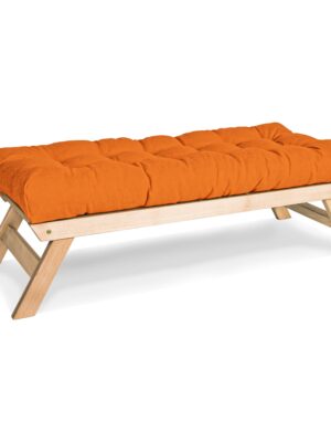 MarLiving Lavice BREEZIO 02 140 cm z masivu/oranžová