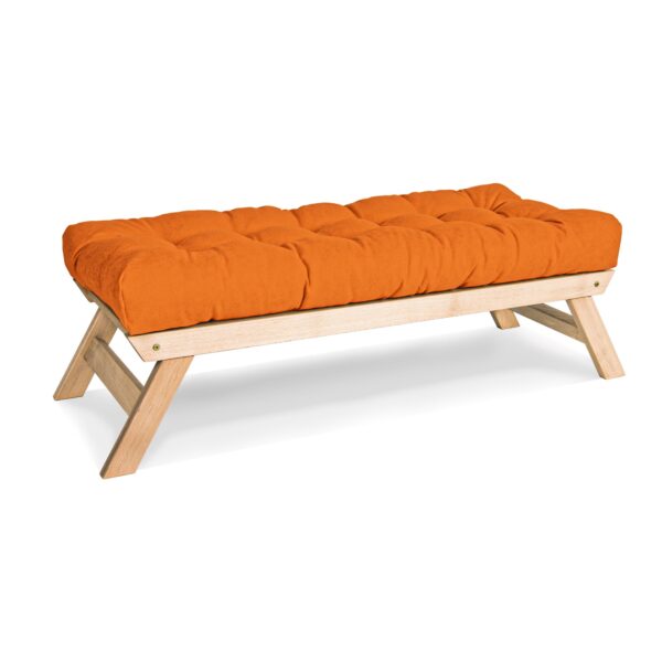 MarLiving Lavice BREEZIO 02 140 cm z masivu/oranžová