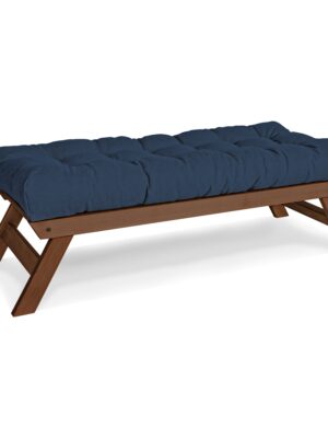 MarLiving Lavice BREEZIO 03 140 cm z masivu/modrá