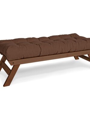 MarLiving Lavice BREEZIO 03 140 cm z masivu/hnědá