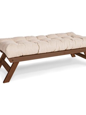 MarLiving Lavice BREEZIO 03 140 cm z masivu/krémová