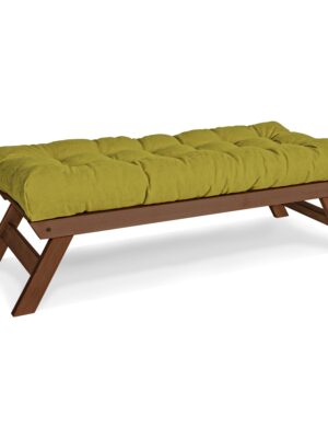 MarLiving Lavice BREEZIO 03 140 cm z masivu/zelená