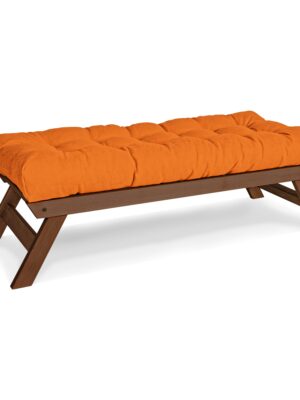 MarLiving Lavice BREEZIO 03 140 cm z masivu/oranžová