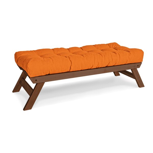 MarLiving Lavice BREEZIO 03 140 cm z masivu/oranžová