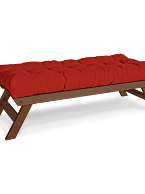 MarLiving Lavice BREEZIO 03 140 cm z masivu/červená