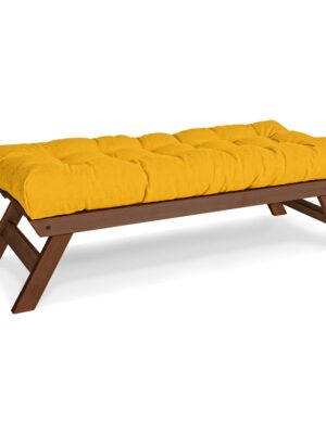 MarLiving Lavice BREEZIO 03 140 cm z masivu/žlutá