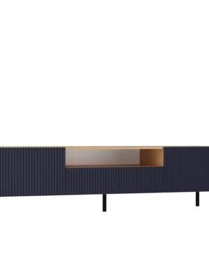 TP Living TV stolík KAMA 160 cm dub artisan/modrý