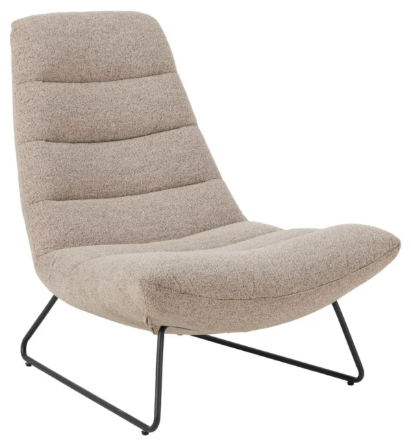 Actona Designové lounge křeslo Milford II boucle béžové