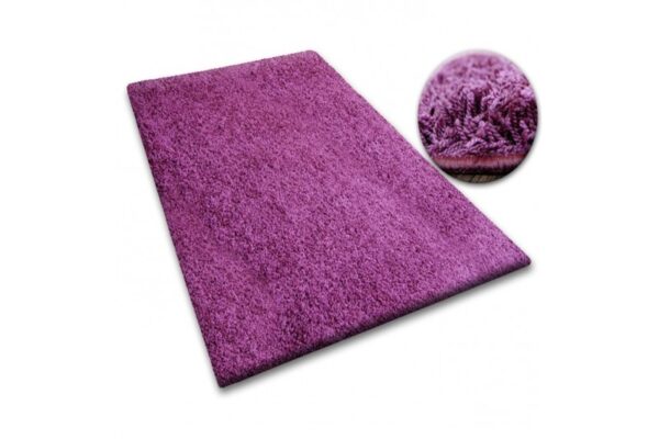 Dywany Lusczow Kusový koberec SHAGGY Izebelie 5 cm fialový